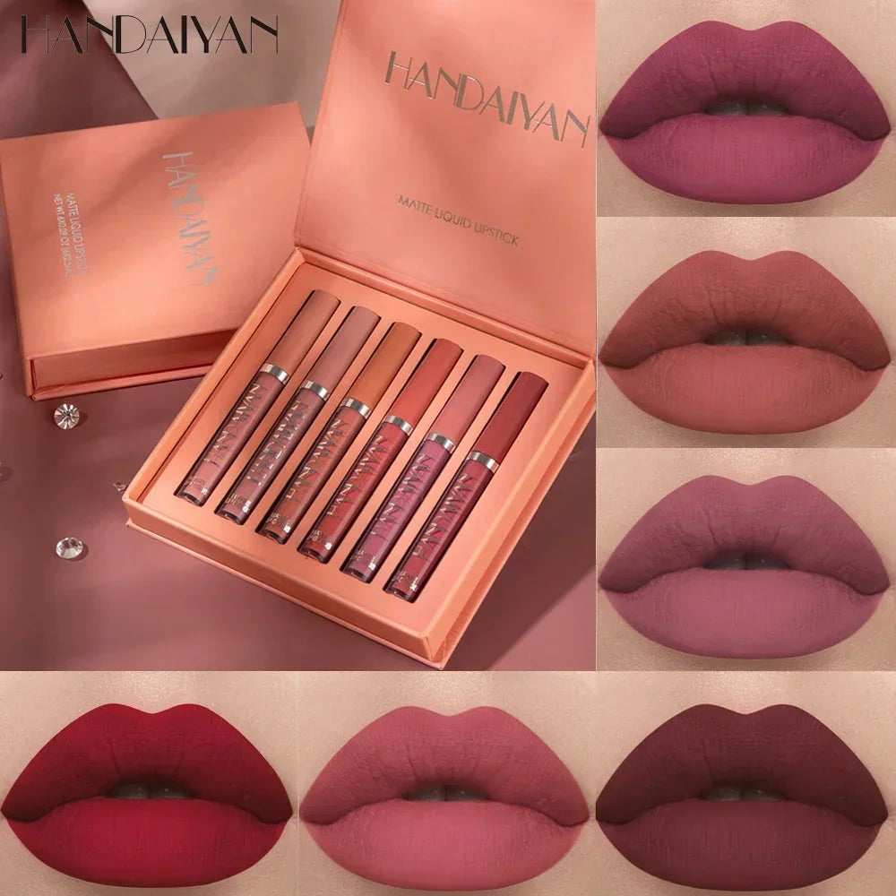 Handaiyan Matte Lipstick Kit - Buy 3 Get 6 + Free Shipping + Free Gifts