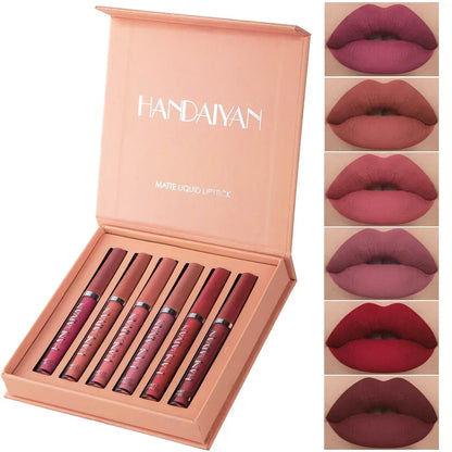 Handaiyan Matte Lipstick Kit - Buy 3 Get 6 + Free Shipping + Free Gifts